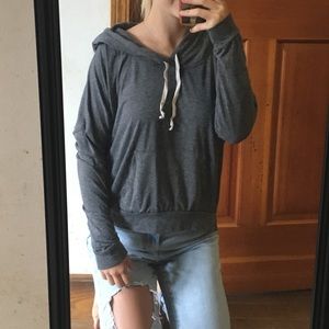 Brandy Melville grey hoodie